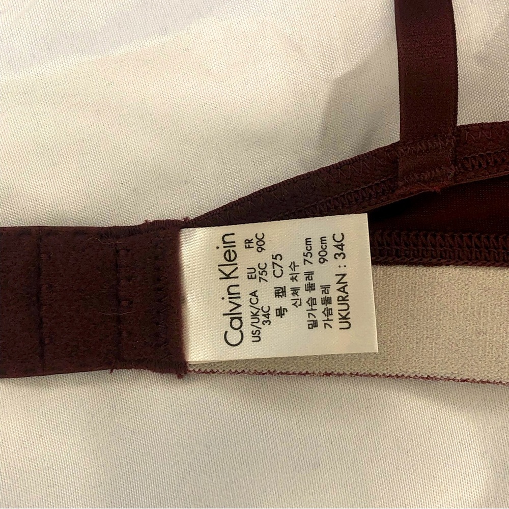 Calvin Klein Purple Push Up Bra - Picture 5 of 6